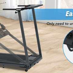 NEW Folding Treadmills Walking Pad Treadmill for Home Office -2.5HP Walking Treadmill With Incline Bluetooth Speaker