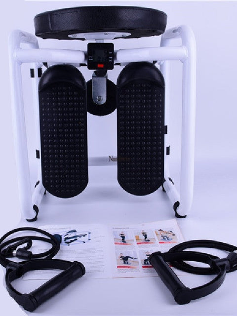 360-degree Rotating Fitness Bench Folding Treadmill