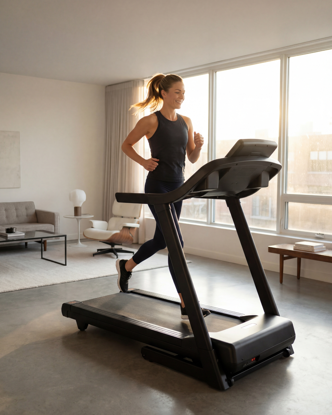 Foldable 4.75 HP Treadmill with Auto Incline, Bluetooth App & LED Display | Home Gym Treadmill