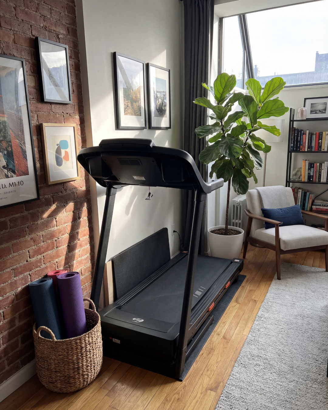 Foldable 4.75 HP Treadmill with Auto Incline, Bluetooth App & LED Display | Home Gym Treadmill