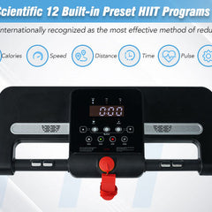 NEW Folding Treadmills Walking Pad Treadmill for Home Office -2.5HP Walking Treadmill With Incline Bluetooth Speaker
