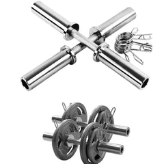50mm Solid Dumbbell Handle – Heavy-Duty Olympic Weight Bar for Strength Training