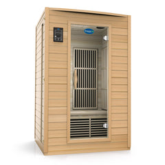 2-Person Far Infrared Sauna – Canadian Hemlock Indoor Home Sauna