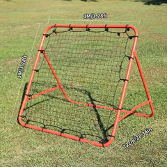 Football Rebound Net – 1m x 1m Training Net for Passing, Shooting & Ball Control
