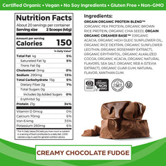 Orgain Organic Plant-Based Protein Powder with 21g Protein & 5g Fiber