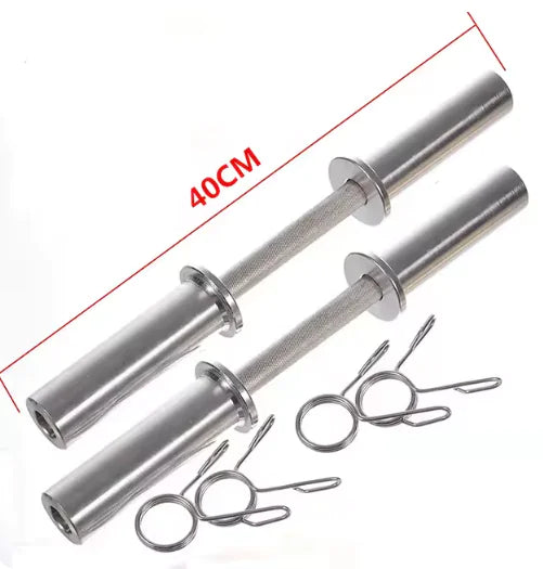 50mm Solid Dumbbell Handle – Heavy-Duty Olympic Weight Bar for Strength Training