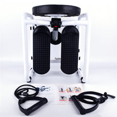 360-degree Rotating Fitness Bench Folding Treadmill