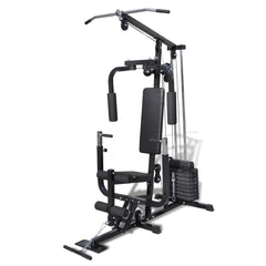 Multi-Station Home Gym – Compact Full-Body Strength Training System with Weight Stack
