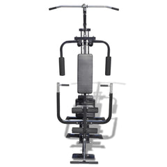 Multi-Station Home Gym – Compact Full-Body Strength Training System with Weight Stack