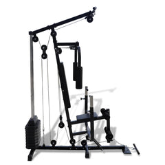 Multi-Station Home Gym – Compact Full-Body Strength Training System with Weight Stack