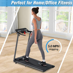 NEW Folding Treadmills Walking Pad Treadmill for Home Office -2.5HP Walking Treadmill With Incline Bluetooth Speaker