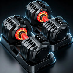 50 LB Adjustable Dumbbell Set – Multi-Weight Home Gym Pair | Cipher Athletics