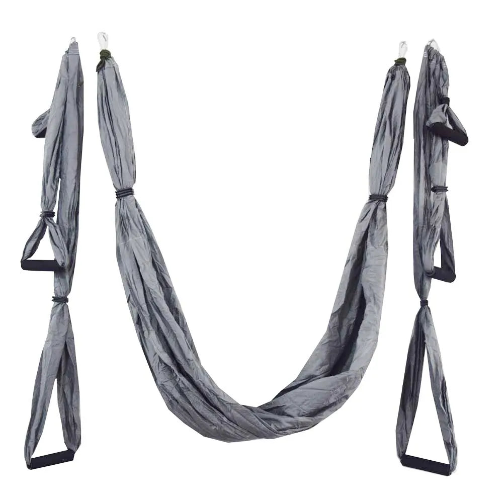 Aerial Yoga Hammock Set – 440 lb Capacity, 6 Handles, Anti-Gravity Yoga Swing with Carry Bag, 15 Colors