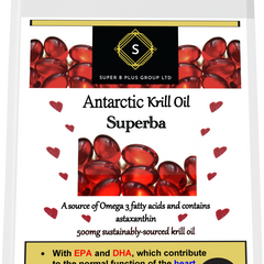 Antarctic Krill Oil Superba – Advanced Omega-3 with Phospholipids &amp; Astaxanthin