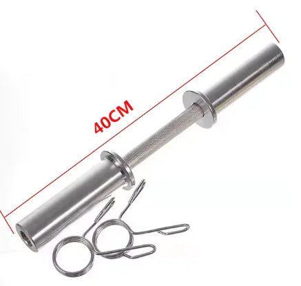 50mm Solid Dumbbell Handle – Heavy-Duty Olympic Weight Bar for Strength Training