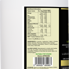 Gold Amino Super Power BCAA 2:1:1 – Lemon Lime Recovery & Performance Drink Mix
