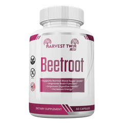 Harvest Twin Labs Beetroot Supplement for Energy, Focus & Daily Wellness