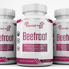 Harvest Twin Labs Beetroot Supplement for Energy, Focus & Daily Wellness