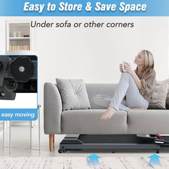 NEW Folding Treadmills Walking Pad Treadmill for Home Office -2.5HP Walking Treadmill With Incline Bluetooth Speaker