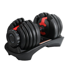 Adjustable Dumbbell Set 2.5–24KG – 15-in-1 Weight Training Dumbbell with Stand