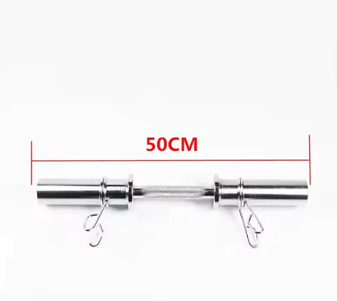50mm Solid Dumbbell Handle – Heavy-Duty Olympic Weight Bar for Strength Training