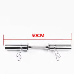 50mm Solid Dumbbell Handle – Heavy-Duty Olympic Weight Bar for Strength Training