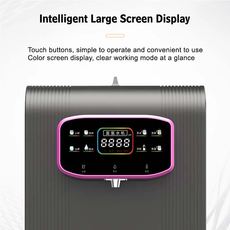 Hydrogen Water Generator – PEM Electrolyzer Smart Hydrogen-Rich Water Dispenser