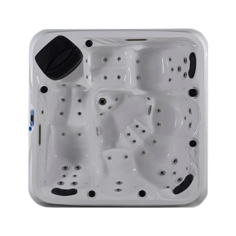 6-Person Outdoor Whirlpool Spa Hot Tub – Luxury Hydromassage Bathtub with Jets