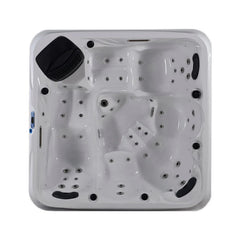 6-Person Outdoor Whirlpool Spa Hot Tub – Luxury Hydromassage Bathtub with Jets