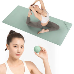 Yoga & Fitness Recovery Combo Set | Massage Ball, Resistance Band, Yoga Block, Foam Roller & Mat