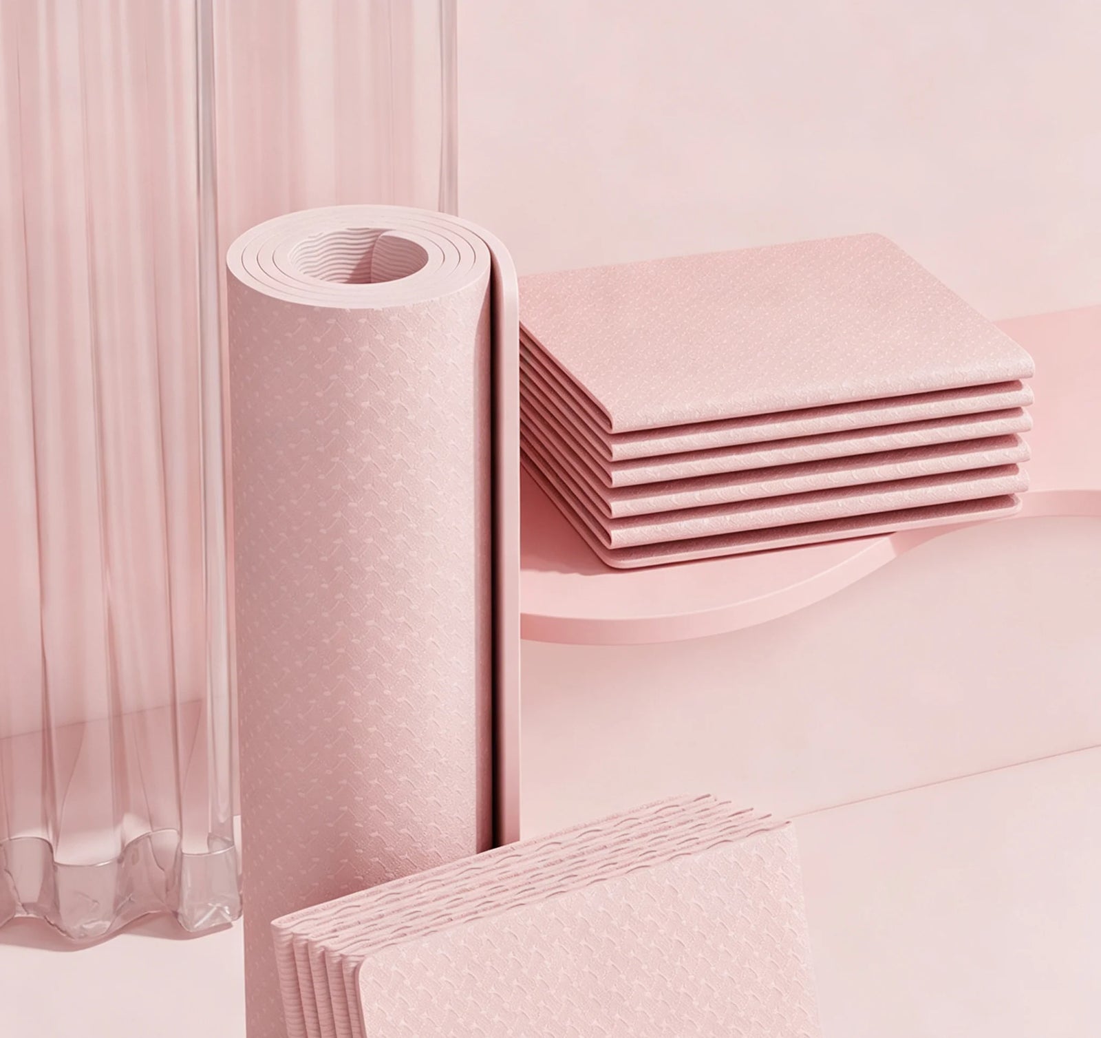 Foldable TPE Yoga Mat | 4mm Non-Slip, Eco-Friendly & Travel-Ready