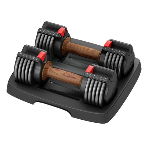Adjustable Dumbbell Set (13.4KG) – Compact Strength Training Weights for Home Workouts