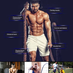 9M Fitness Heavy Undulation Battle Rope Home Workout Strength Training