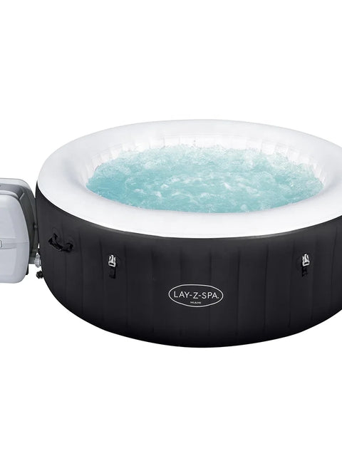 Bestway 60001  Inflatable Miami Air Jet Hot Spa Tubs Outdoor Swim Warm Pool
