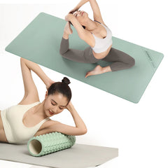 Yoga & Fitness Recovery Combo Set | Massage Ball, Resistance Band, Yoga Block, Foam Roller & Mat