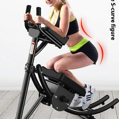 Foldable Abdominal Roller & Core Trainer | Steel Ab Wheel Machine for Home Gym Waist & Core Workouts