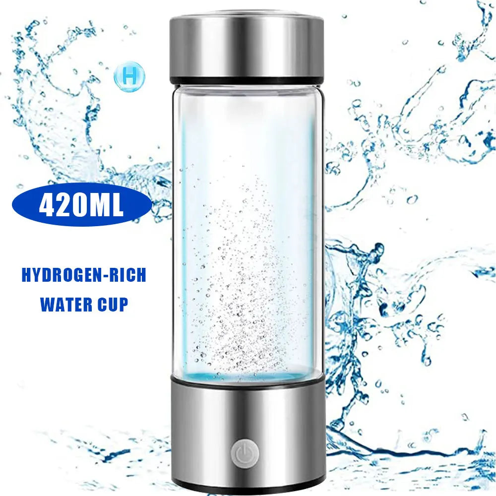 Hydrogen Water Generator Alkaline Maker Rechargeable Portable Water Ionizer Bottle Super Antioxidan Hydrogen-Rich Water Cup