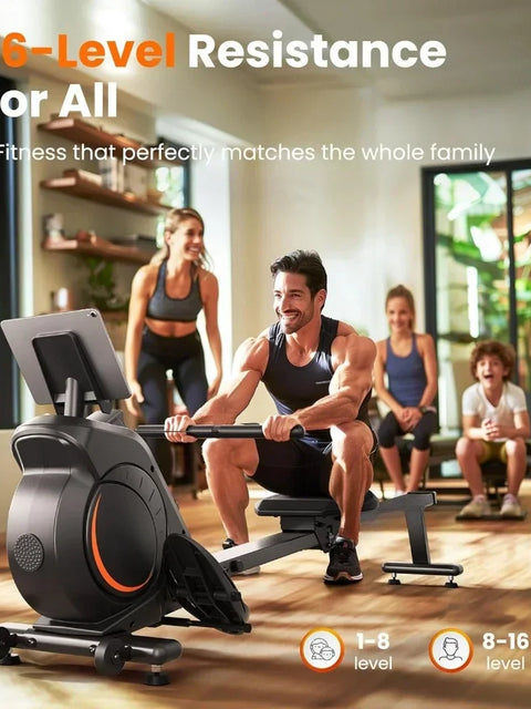 NNEOBA Foldable Magnetic Water Rowing Machine
