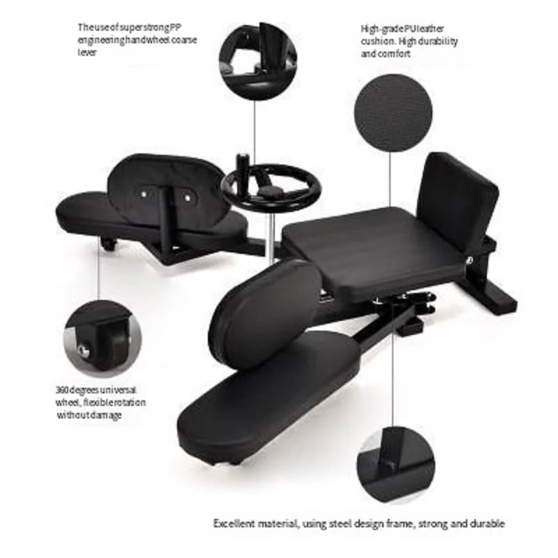 Heavy Duty Leg Stretcher Machine – Adjustable Flexibility Trainer for Splits & Mobility