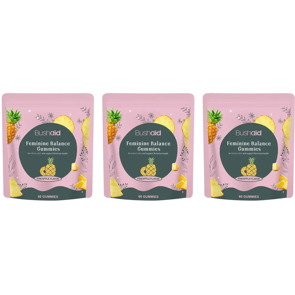 Women's Probiotic Gummies with Lactobacillus Acidophilus, Vitamin C & Pineapple | Feminine Wellness | 60 Gummies
