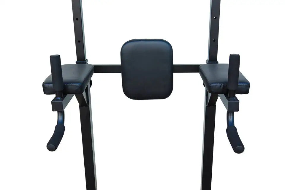 Adjustable Dip Stand & Parallel Bars | Steel Frame, 200kg Capacity, Height 177–213cm for Home Gym