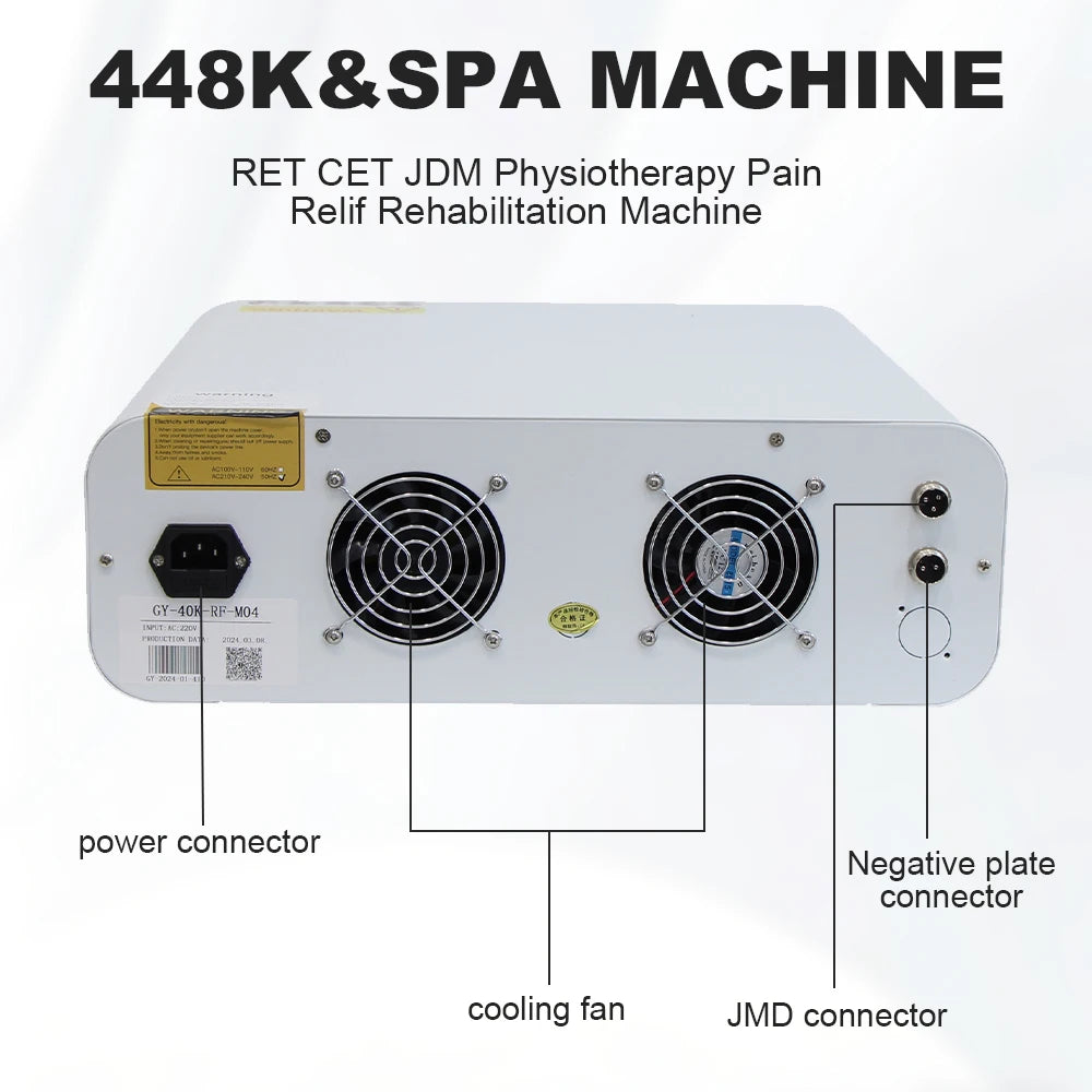448KHz Thermal Therapy Beauty Machine | Face Lifting, Body Care & Pain Relief