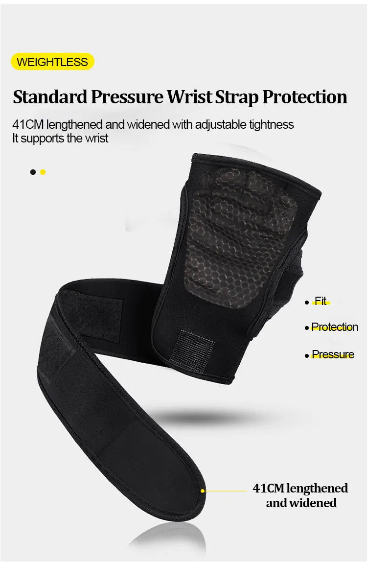 Workout Gloves for Men & Women – Weightlifting, Gym Training, Cycling & Fitness with Wrist & Palm Protection