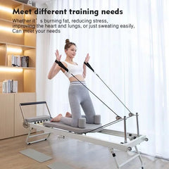 Pilates Reformer Home Gym – Full Body Yoga Bed Fitness Machine (250KG Capacity)