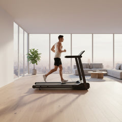 4.5 HP Adjustable Treadmill with Auto Incline, 12 HIIT Programs, 18 LED Touchscreen, Smart App Connectivity, Heart Rate Monitori