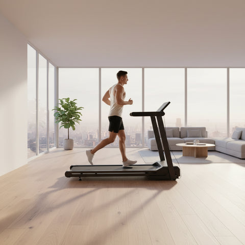 4.5 HP Adjustable Treadmill with Auto Incline, 12 HIIT Programs, 18 LED Touchscreen, Smart App Connectivity, Heart Rate Monitori