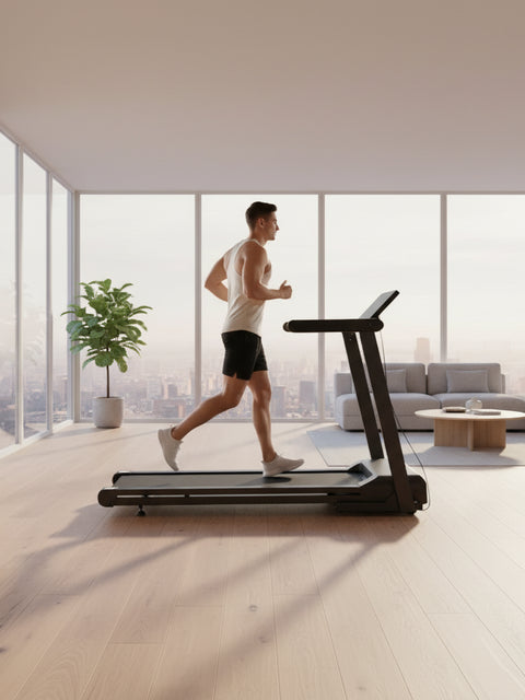 4.5 HP Adjustable Treadmill with Auto Incline, 12 HIIT Programs, 18 LED Touchscreen, Smart App Connectivity, Heart Rate Monitori