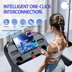 Foldable Smart Incline Treadmill – Ultra-Quiet Home Gym Running Machine | Cipher Athletics