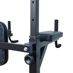 Adjustable Dip Stand & Parallel Bars | Steel Frame, 200kg Capacity, Height 177–213cm for Home Gym