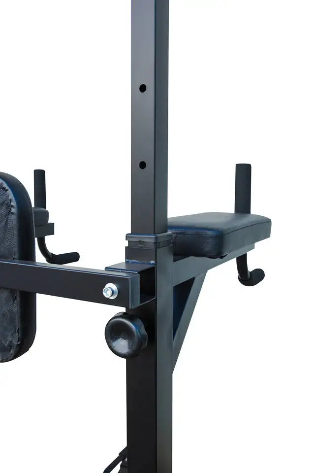 Adjustable Dip Stand & Parallel Bars | Steel Frame, 200kg Capacity, Height 177–213cm for Home Gym